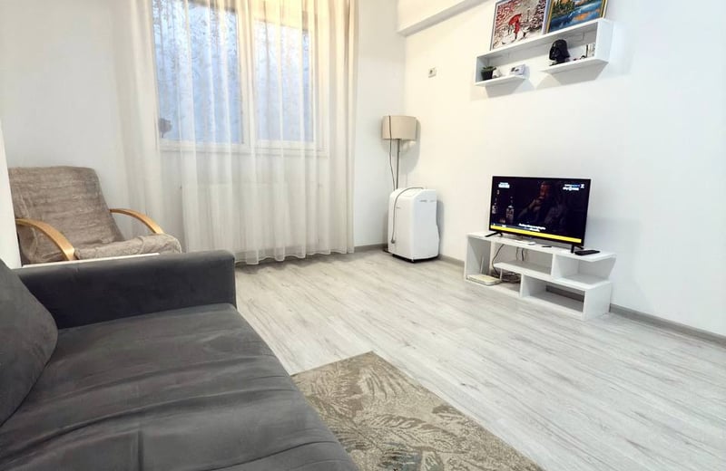 Location d’un excellent appartement de 1 pièce avec cuisine séparée, Chiajna, Bucarest, Roumanie